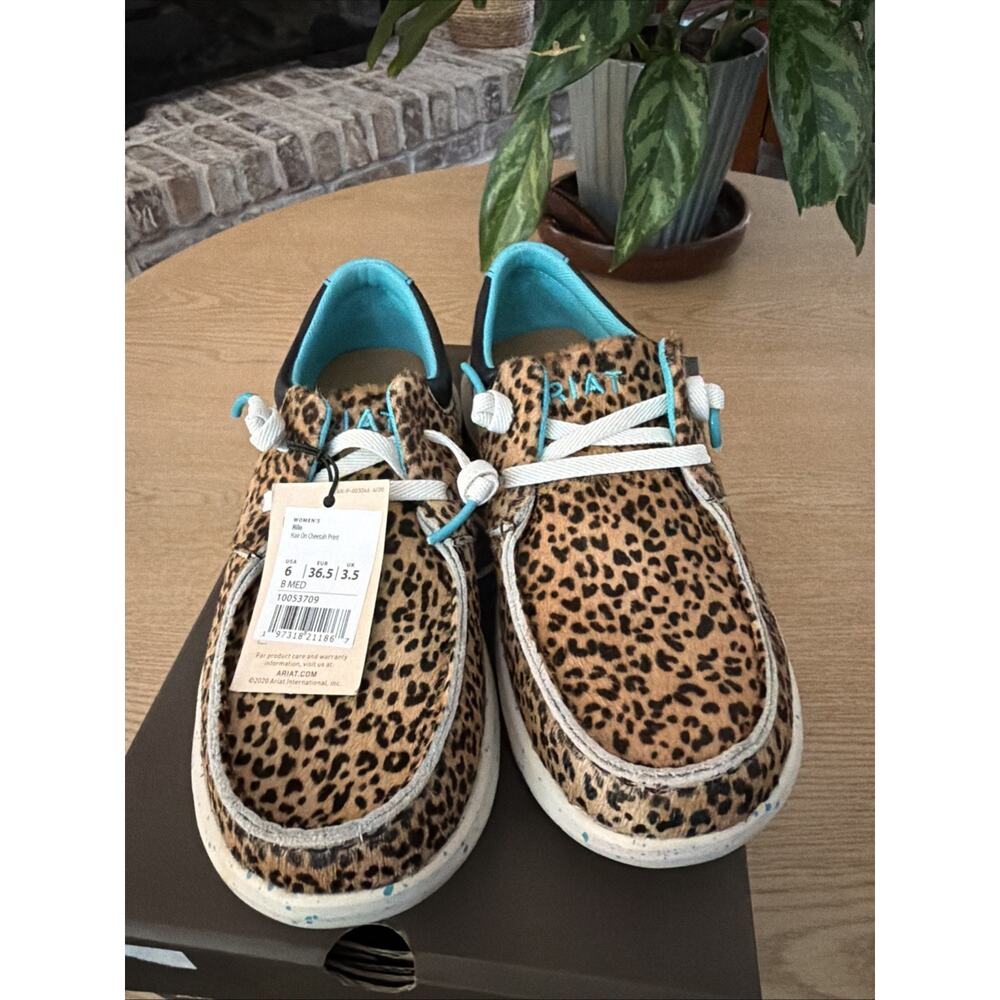 Ariat Hilo Womens 6 Hair On Cheetah Print Casual Sneaker 10053709 - Picture 4 of 11